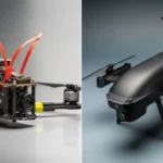 Comparaison entre un drone artisanal improvisé et un drone militaire américain sophistiqué