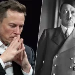 Portrait juxtaposition d’un homme pensif et d’un personnage historique en uniforme.