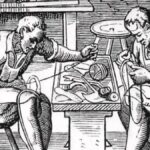 Un cordonnier avec ses apprentis