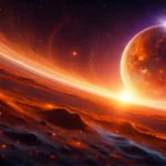 Illustration d’une naine blanche ultra-massive, aussi compacte que la Terre mais plus lourde que le Soleil, issue d’une fusion stellaire.