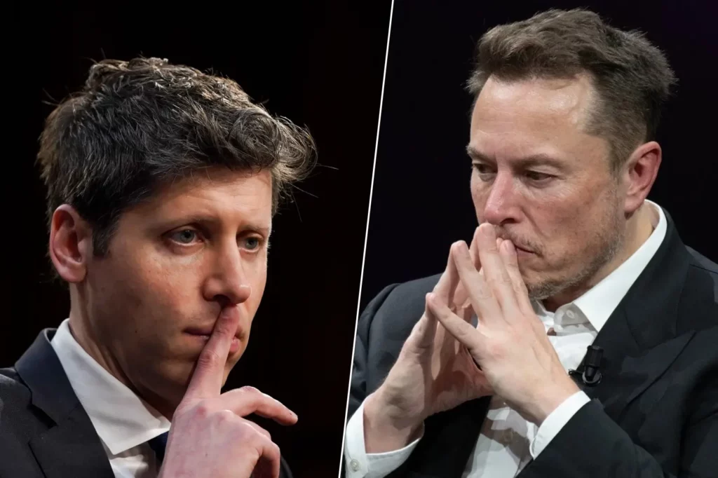 Elon Musk et Sam Altman, rivaux dans la course à l’intelligence artificielle