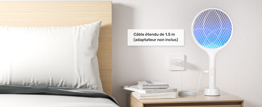 Raquette électrique contre les moustiques