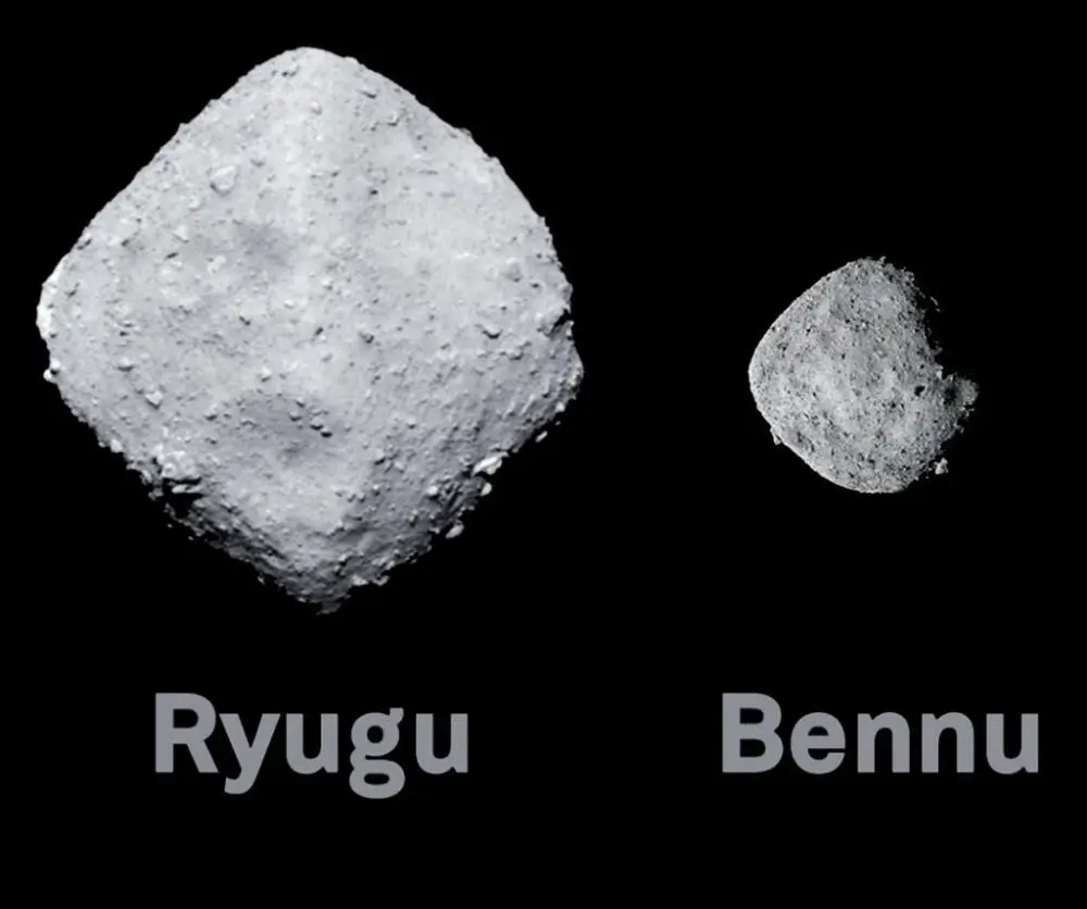 Comparaison des astéroïdes Ryugu et Bennu, observés par les missions spatiales japonaises et américaines.