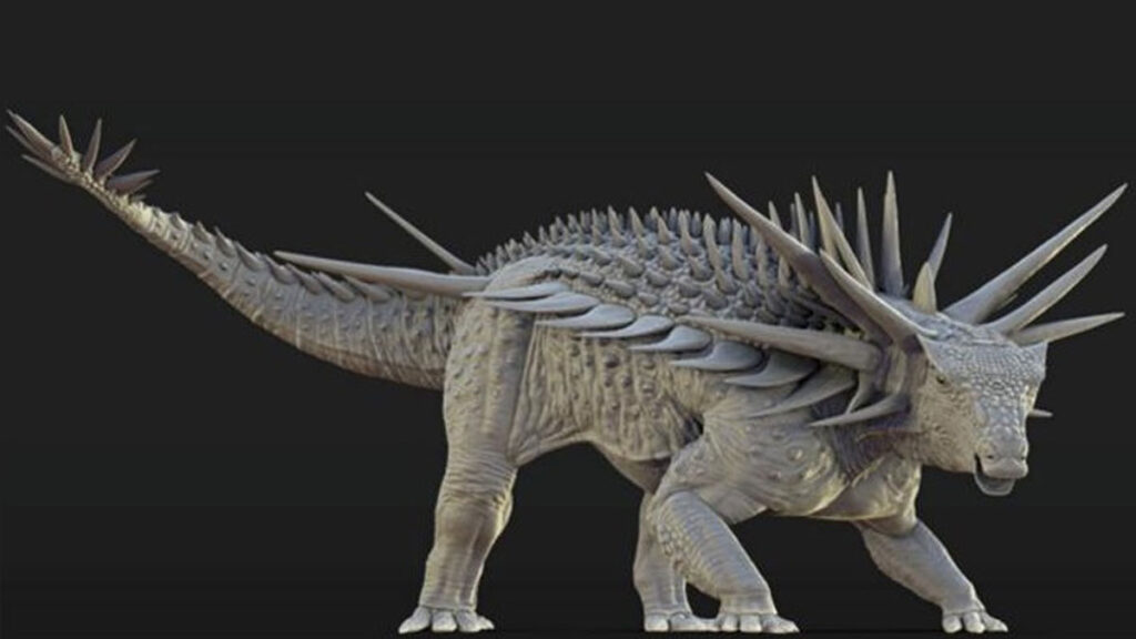 Vue d’artiste de Spicomellus afer