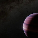 Vue d’artiste de l’exoplanète géante détectée par Webb