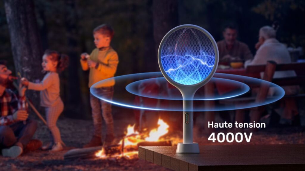 Raquette électrique contre les moustiques