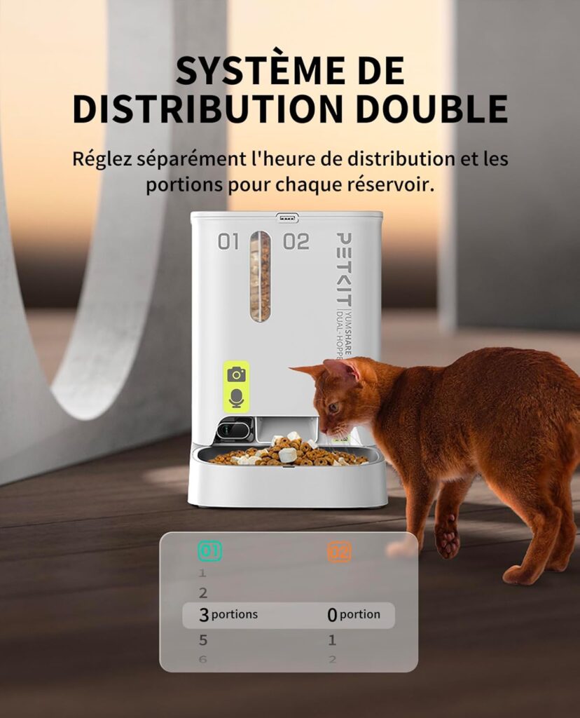 Distributeur automatique de croquettes