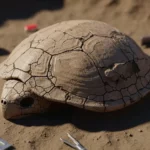Fossile de tortue de 130 millions d’années découvert lors de fouilles archéologiques.