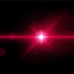 Illustration d’un mystérieux point rouge brillant dans l’espace, représentant les énigmatiques objets observés par le télescope James Webb dans l’Univers primitif.