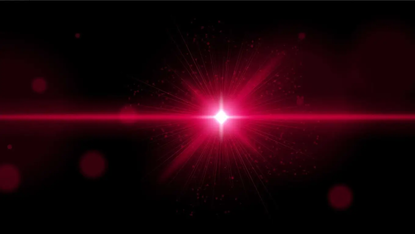 Illustration d’un mystérieux point rouge brillant dans l’espace, représentant les énigmatiques objets observés par le télescope James Webb dans l’Univers primitif.