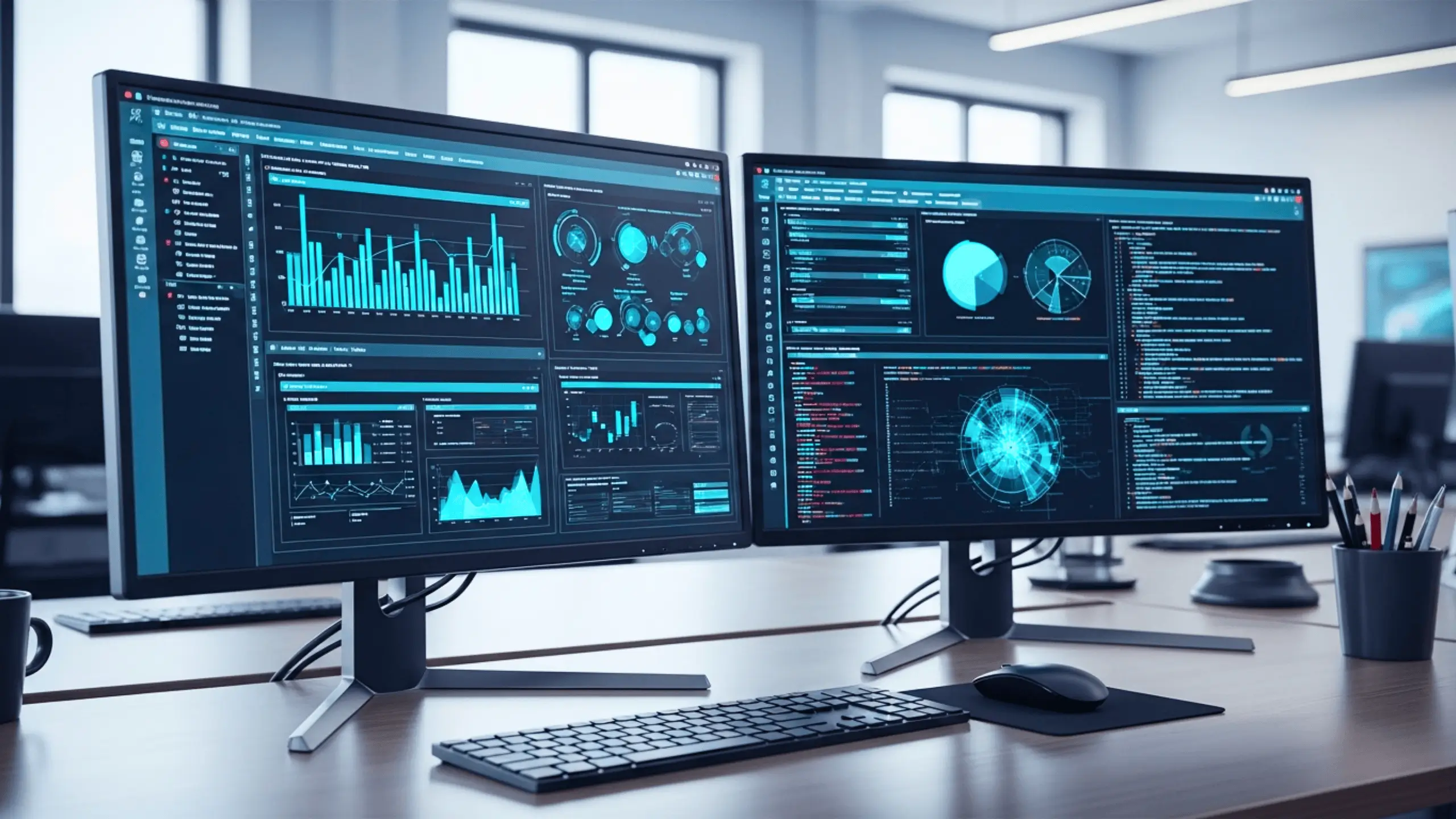 Représentation d'agents IA dans une entreprise virtuelle simulée montrant leurs limites actuelles.