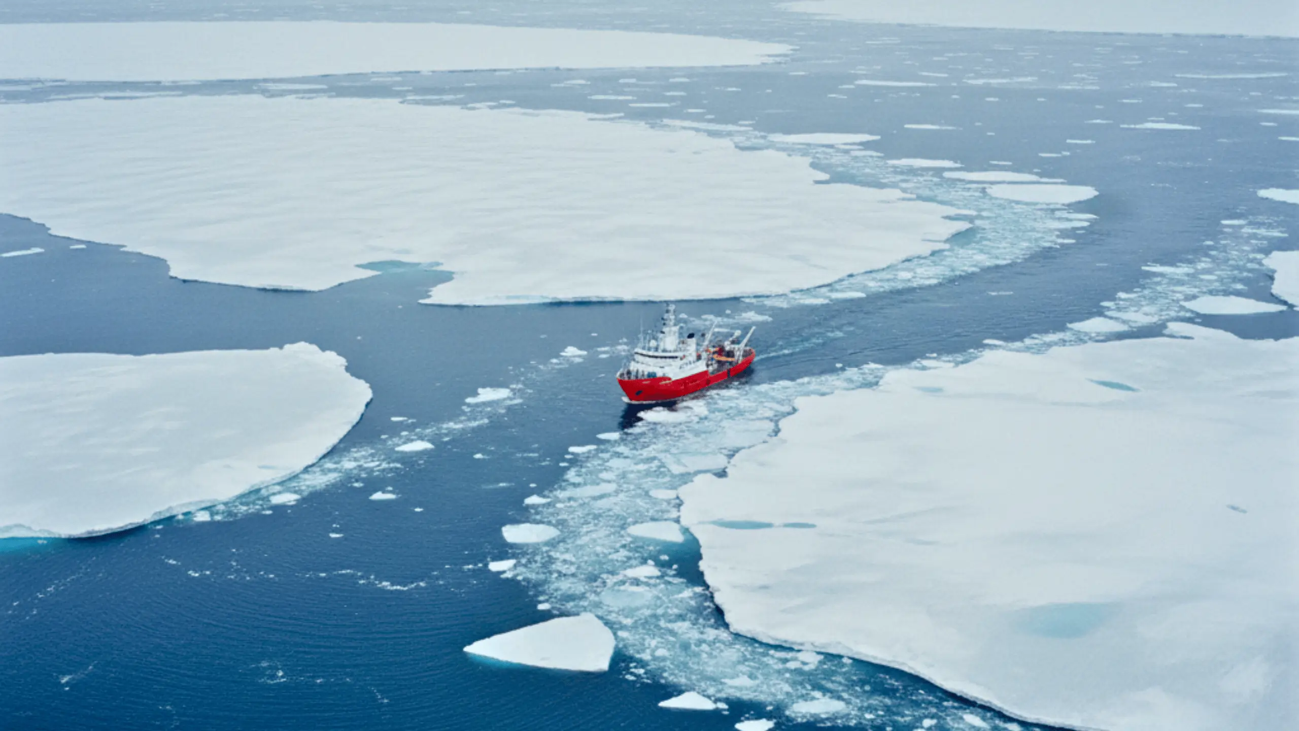 Fonte de la banquise arctique et étude de la poussière cosmique sédimentaire