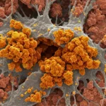 Accumulation de protéines amyloïdes formant des plaques toxiques dans le cerveau, caractéristiques de la maladie d’Alzheimer