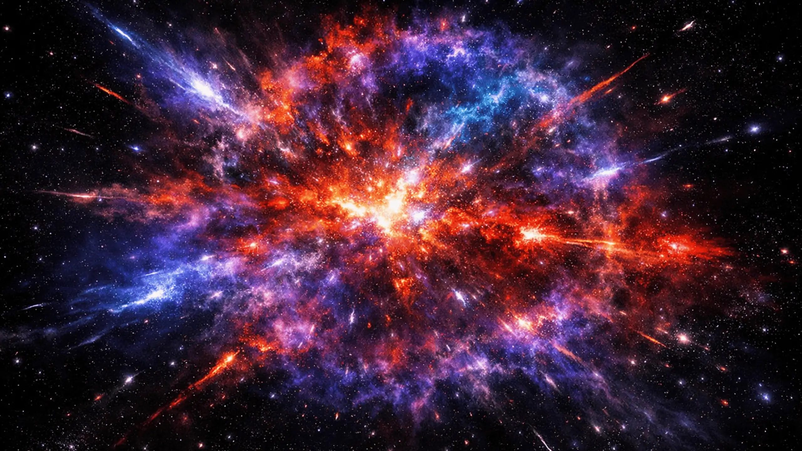 Explosion de supernova en rayons X montrant des débris stellaires colorés se dispersant dans l’espace profond.