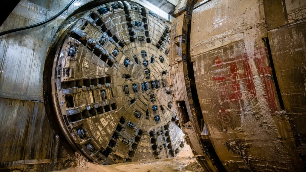 Deux tunneliers géants se rejoignent sous le Yangtsé dans un tunnel boueux, avec une précision de seulement 2 millimètres.