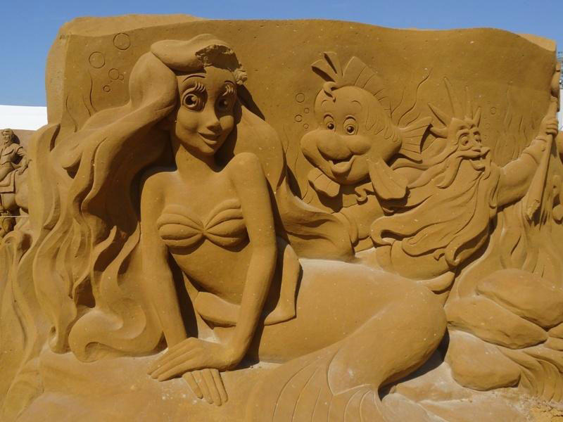 sculpture-sable-petite-sirène